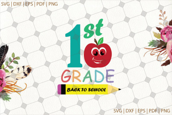 1st Day Welcome Back to School Svg Graphics