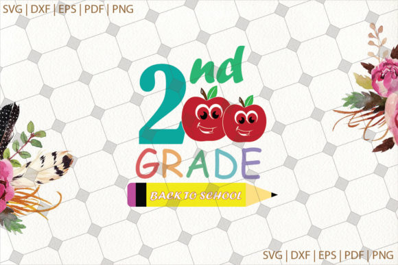 2nd Pencil Back to School Digital Files