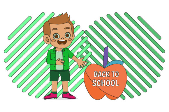 Back to School Boy Poster Clipart: Graphics for Creative Projects