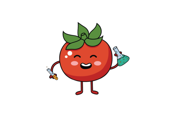 Back to School Kawaii Fruits Apple Svg
