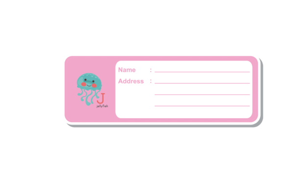 Back to School Label Book Animal Jelly: Graphics for Creative Projects