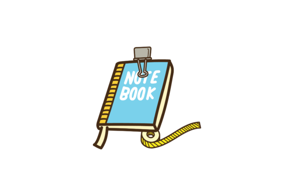 Back to School Note Book Svg Graphics