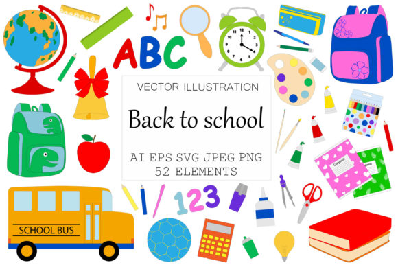 Back to School. School SVG. Education Graphics