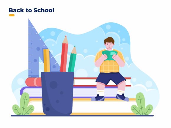Back to School Vector Illustration