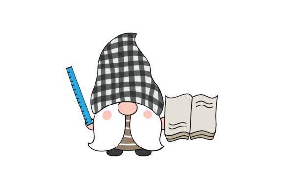 Gnomes Back to School Svg for Graphics & Illustrations
