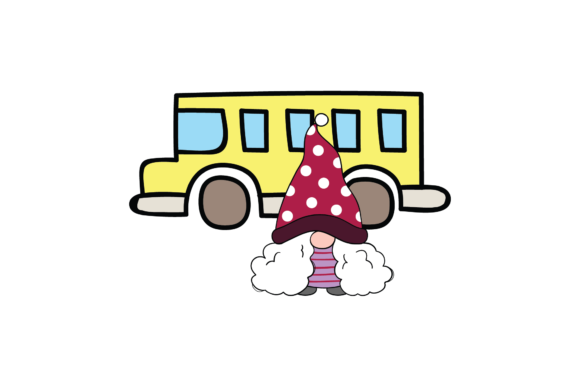Gnomes Back to School Svg Graphics